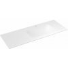 Sapho ARUBA umývadlo vpravo, 150x51,5 cm, Rockstone biela matná AR150-B1R
