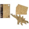 mamido Drevené Puzzle 3D Stegosaurus Vzdelávacia stavebnica 41 dielov