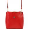Kožená kabelka Gregorio červená KZ46737
