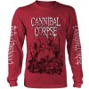 Cannibal Corpse Tričko Pile Of Skulls 2018 Red S