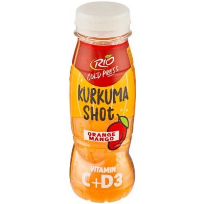 Rio Cold Press Kurkuma Shot Orange Mango 180 ml