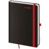 Black Red A5 denný 2026 čierno/červený