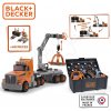 Kamión s pracovným kufríkom a náradím Bricolo Truck Black&Decker Smoby s mechanickou vŕtačkou 60 doplnkov