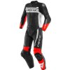 DAINESE MISTEL 2PCS LEATHER SUIT BLACK-MATT/WHITE/LAVA-RED Velkosť: 54