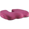 Powerton Podsedák, pod zadok, ergonomický, vínovo červený, pamäťová pena, Powerton