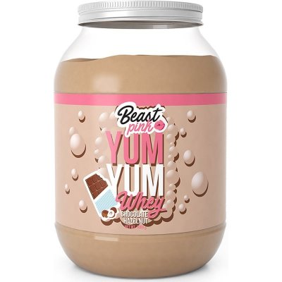 BeastPink Yum Yum Whey srvátkový proteín pre ženy príchuť Chocolate Hazelnut 1000 g