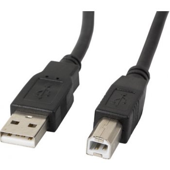 Lanberg CA-USBA-11CC-0018-BK USB-B, 1,8m, černý