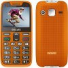 EVOLVEO EasyPhone XR mobilný telefón pre seniorov s nabíjacím stojanom oranžový