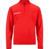 Bunda Evolve 2.0 Half Zip Jr s 1/4 zipem, treninková, dětská COT824764209ug-bright red Červená jasná 158-164