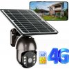 IP Kamera so solárnym panelom 8W |1080p | IP66 | 4x 18650 batérie | Extralink Mystic 4G PTZ