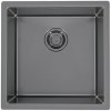 Alveus Monarch Quadrix 30 F/S/U Nerezový drez bez odkvapkávača, 45x45cm, anthracite
