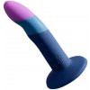 Romp - piccolo silicone dildo with tricolor suction cup 14 cm
