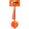 Collar Liker loptička na šnúrke Line 7cm oranžová