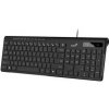 Klávesnica Genius Slimstar 230 II, drôtová, copilot, USB, CZ+SK layout (31310048407) čierna