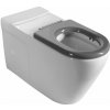 Sapho MEDIC RIMLESS misa pre kombi WC, spodný/zadný odpad, biela MC102-111