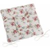 Bellatex Sedák DITA prešívaný Pnúca ružička, 40 x 40 cm