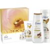 Dove Pamper sprchový gél 225 ml + telové mlieko 250 ml + krém na ruky 75 ml
