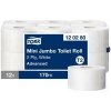 Toaletný papier 2-vrstv. TORK Mini Jumbo 18,8cm, návin 170m, biely T2 (12ks)