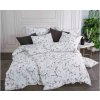Súprava 1+1 posteľnej bavlnenej obliečky, Kytičky 140 x 200 cm + 70 x 90 cm