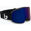 Lyžiarske okuliare Bollé Nevada black matte/bronze blue
