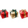 PartyDeco Fóliové balóny 3 ks - Vianočné darčeky 34 x 36 cm