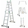 Pepita multifunkčný hliníkový rebrík so závesom 4x4 stupne 4,56m Pepita