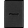 TRANSCEND externí SSD ESD270C 1TB, Portable, USB 3.1 Gen.2, Type C & A, two cables 520/460 MB/s, black/černá