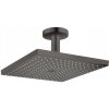 Hansgrohe Raindance E Stropná sprchová hlavica 30 cm, brúsený čierny chróm 26250340