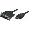Manhattan kabel HDMI na DVI-D, Dual Link, 1m, černá 322782