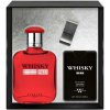 Evaflor, sada Whisky Red EDT v spreji 100 ml + dezodorant v spreji 150 ml + spona na poznámky