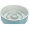 Trixie Keramická miska na pomalé kŕmenie, kruhy, šedomodrá Velikost: 0,45l/14cm