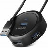 AXAGON HUE-P1A, 4x USB 3.2 Gen 1 ROUND hub