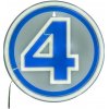 Neonová Lampička na zeď - Fantastic 4 Logo, PP14789MUVN