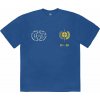 Imagine Dragons Tričko Lyrics Unisex Blue S