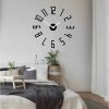 SENTOP Štýlové nástenné hodiny do obývačky - PALLETE 2732 X0018-Wall clock HEU- analógové