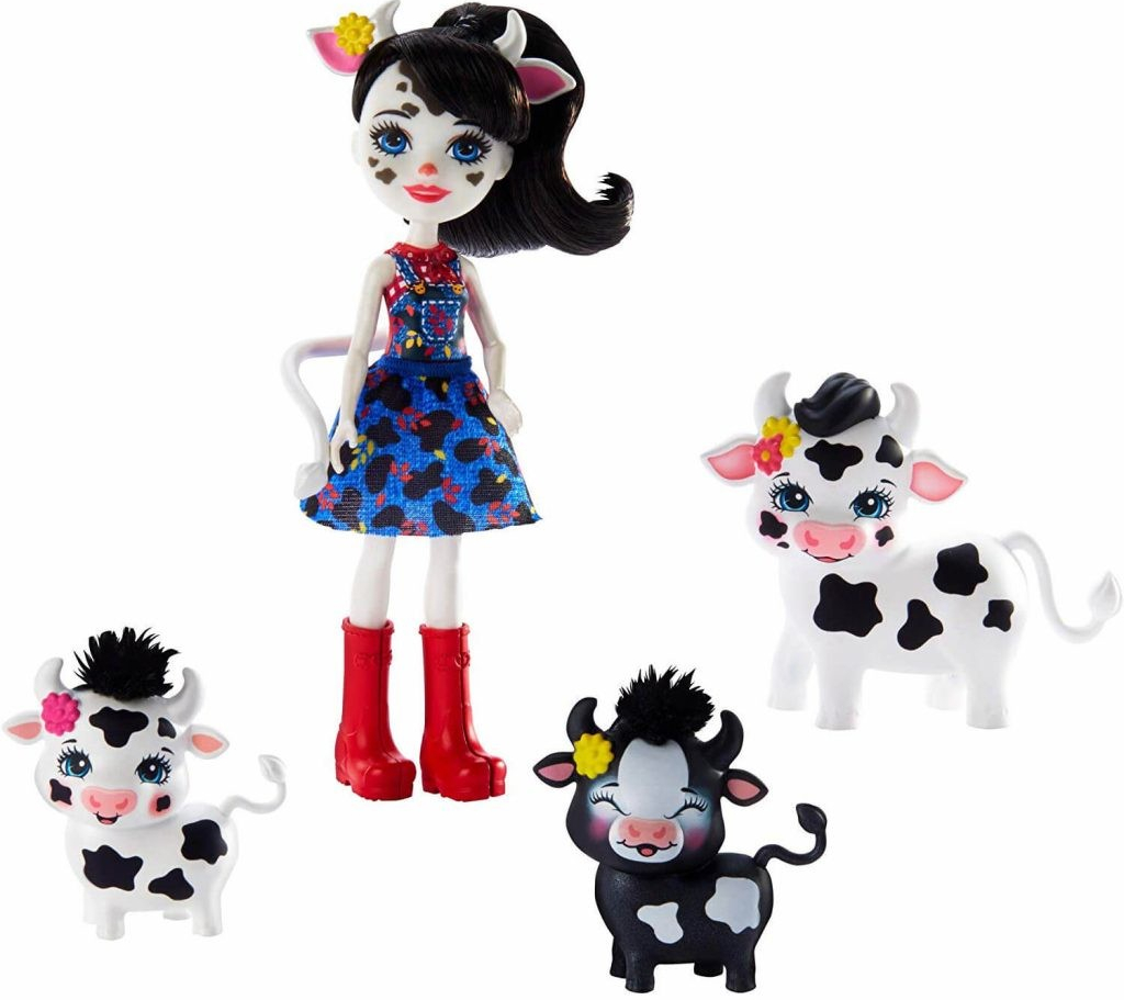 Mattel Enchantimals Cambrie Cow s telátky