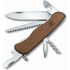 Nôž zatvárací Victorinox Forester Wood - hnedý-strieborný