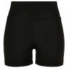 Ladies Recycled High Waist Cycle Hot Pants - black 3XL