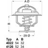Termostat chladenia BorgWarner (Wahler) 4022.92D