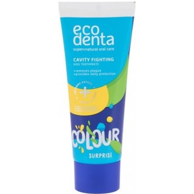 Ecodenta Toothpaste Cavity Fighting Colour Surprise 6+ - Zubná pasta s farebným prekvapením pre deti 75 ml
