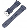 Remienok pre Casio, silikónový, tmavomodrý, strieborná pracka (GA2100,DW6900)