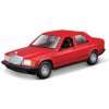Bburago Mercedes Benz 190E 1987 18 21103 ČERVENÁ MODEL AUTA 1:24