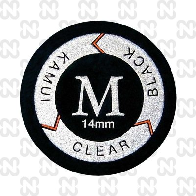 Kamui koža na tágo Clear Black 14mm, medium