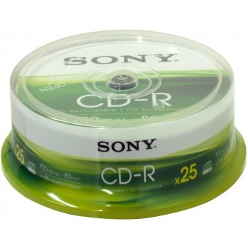 Sony CD-R 700MB 48x, 25ks