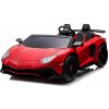 mamido Detské elektrické autíčko Lamborghini Aventador SV červené