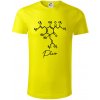 Barová chémia - pivo - Tričko z organickej bavlny - 2XL ( Citrónová )