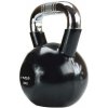 KTC20 20 KG ČIERNY KETTLEBELL S CHRÓMOVANÝM ÚCHOPOM HMS