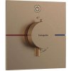 Hansgrohe ShowerSelect Comfort - Termostatická batéria pod omietku, kefovaný bronz - 15571140