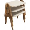 Odkladací stolík Paris Cream, 3 ks