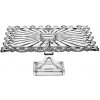 Crystal Bohemia Pierced podnos na tortu 320 mm
